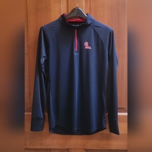 Stadium Athletics Navy and Red Women's Jacket